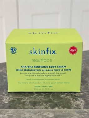 Skinfix resurface+ AHA/BHA Renewing Body Cream, Brand New